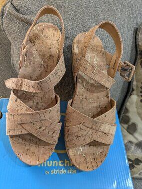 Kork Ease Women's Myrna 2.0 Size 7M Gold Cork Excellent Condition